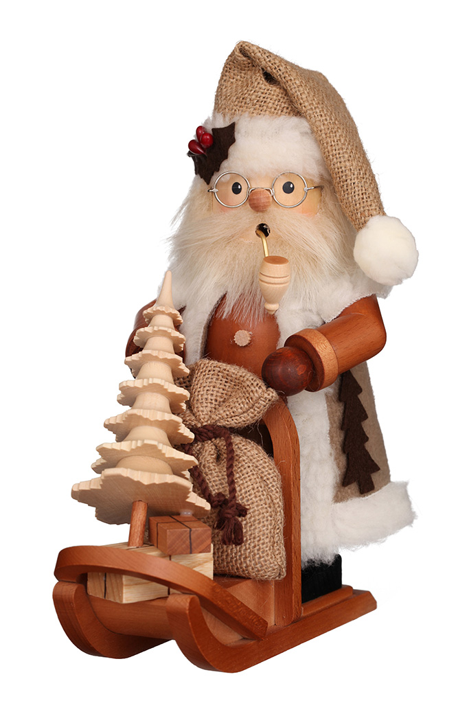 RM Weihnachtsmann auf Schlitten natur